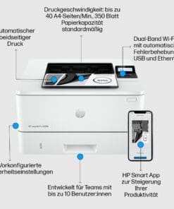 HP Laserjet Pro 4002dn Monolaserdrucker A4 HP Laserjet Pro 4002dn Monolaserdrucker A4 – Bild 6