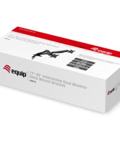 equip 13"–27" bewegl. Zweifach-Gasfeder-Monitor/LCD-Halter v.1 – Bild 4