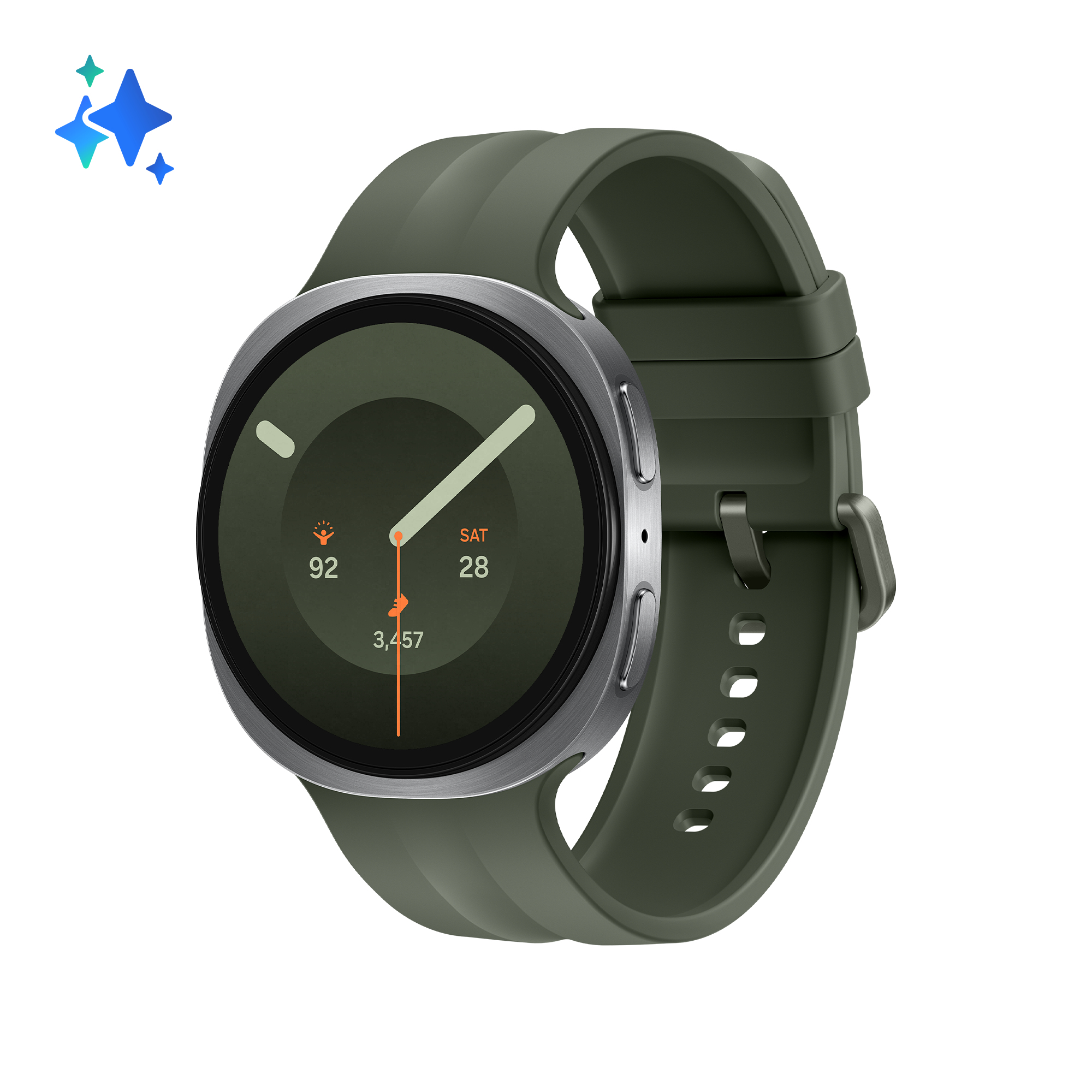 Samsung Galaxy Watch9 SM-L350 44 mm, Silver Samsung Galaxy Watch9 SM-L350 44 mm, Silver