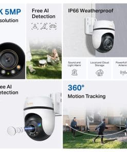 TP-Link TAPO C530WS Sicherheitskamera Turret IP-Sicherheitskamera Draußen 2880 x 1620 Pixel Wand TP-Link TAPO C530WS Sicherheitskamera Turret IP-Sicherheitskamera Draußen 2880 x 1620 Pixel Wand – Bild 5