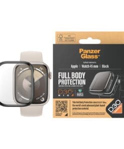 Sonderangebote Alternative view of PanzerGlass Full Body Apple Watch 2023, 45mm, with D3O, Black *siehe Beschreibung