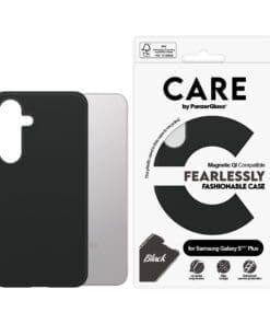 Alternative view of CARE Fashionable Case Black w. QI Compatible Galaxy S25 Plus