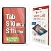 DISPLEX Panzerglas Samsung Galaxy Tab S10 Ultra / S11 Ultra Das <strong>DISPLEX Tablet Glass</strong> kombiniert konventionelles Panzerglas mit innovativer, unzerbrechlicher Premium-PET-Schutzfolie. Mit einer Härte von 9H schützt es zuverlässig vor Kratzern und Schäden, ist ultra-dünn (0,3mm), flexibel und unzerbrechlich. Made in Germany, bietet es uneingeschränkte Funktionalität, Farbbrillanz und Hüllenkompatibilität. Dank EASY-ON® Eco-Montagerahmen ist die Montage blasenfrei und umweltfreundlich.
