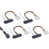 InLine® Mini SAS HD Kabel, SFF-8643 zu 4x SFF-8482 (29-pol.) + Strom, 0,5m, schwarz InLine® Mini SAS HD Kabel, SFF-8643 zu 4x SFF-8482 (29-pol.) + Strom, 1m