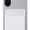 Samsung Card Slot Case für Galaxy A57, Light Gray Praktisches Kartenfach Mit dem Card Slot Case vom Galaxy A57 5G hast du auf der Rückseite ein praktisches Kartenfach, wo du Platz für deine wichtigste Karte hast und diese so immer dabei und schnell zur Hand haben kannst. Das Case im semitransparenten Design bietet im Alltag Schutz vor Kratzern und bei Stößen –sowohl für den Rahmen als auch die Rückseite.