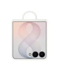 Alternative view of Samsung Silicone Ring Magnet Case für Galaxy Flip8 white