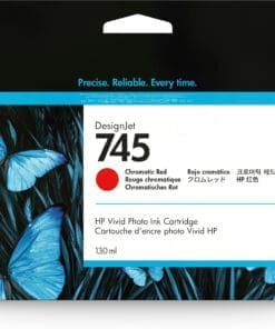 HP 745 DesignJet Druckerpatrone Chromatisches Rot, 130 ml