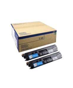 Brother Toner TN-329CTWIN Doppelpack Cyan (12000 Seiten)