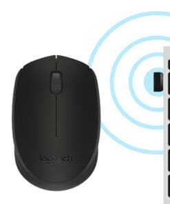 Logitech B170 Wireless Maus schwarz – Bild 6