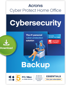 Acronis Cyber Protect Home Office 2023 - Essentials - 5 Computer - 1 year