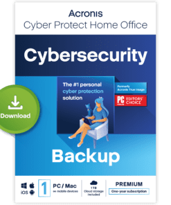 Acronis Cyber Protect Home Office 2023 - Premium - 1 Computer + 1 TB Cloud Storage - 1 year