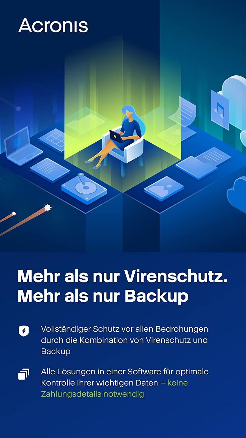 Acronis Cyber Protect Home Office 2023 - Premium - 5 Computer + 1 TB Cloud Storage - 1 year Acronis Cyber Protect Home Office 2023 - Premium - 5 Computer + 1 TB Cloud Storage - 1 year – Bild 2