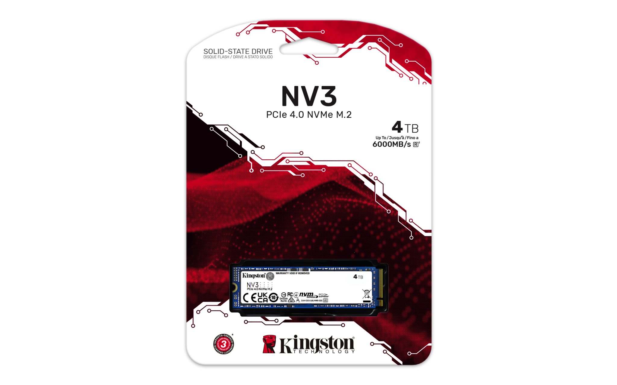 Kingston SSD M.2 NV3 4TB Kingston SNV3S/4000G Kingston SSD M.2 NV3 4TB Kingston SNV3S/4000G – Bild 5