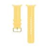 Samsung Sport Band (S/M), Yellow (für Watch 8 und 9) Das Trail Band für die Galaxy Watch Ultra ist ein weiches, atmungsaktives und dennoch widerstandfähiges Stoffband aus gewebtem Nylon, welches sich komfortabel um dein Handgelenk legt. Dank des Hakenverschlusses kannst Du die Armbandlänge individuell anpassen und durch das Schnellwechselsystem, kannst du innerhalb von Sekunden das Band ohne weitere Hilfsmittel und mit nur einem Knopfdruck wechseln. Wähle ein Armband das zu deinem Stil passt und verleihe deiner Galaxy Watch einen persönlichen Touch.