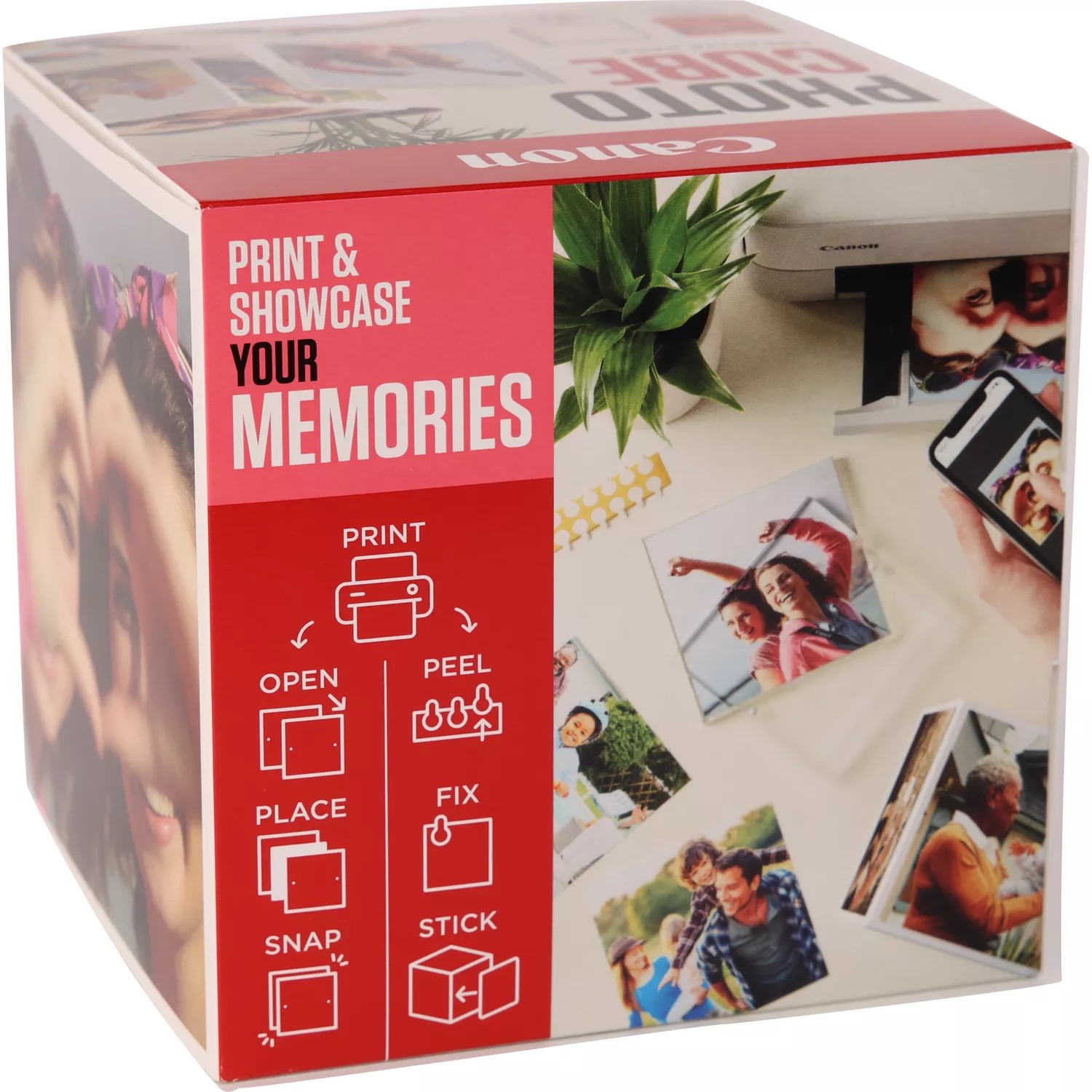 CANON Plus Fotopapier 13x13cm 40Blatt pink weiss glänzend CANON Plus Fotopapier 13x13cm 40Blatt pink weiss glänzend – Bild 2