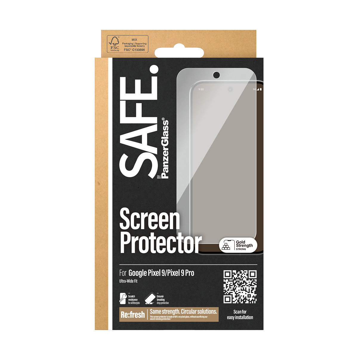 SAFE Screen Protector Google Pixel 9 / 9 Pro UWF SAFE Screen Protector Google Pixel 9 / 9 Pro UWF – Bild 3