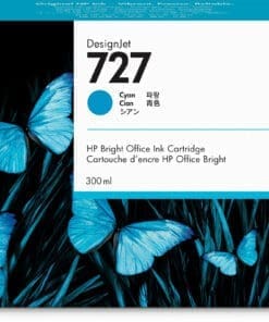 HP Tintenpatrone Nr. 727 Cyan 300ml