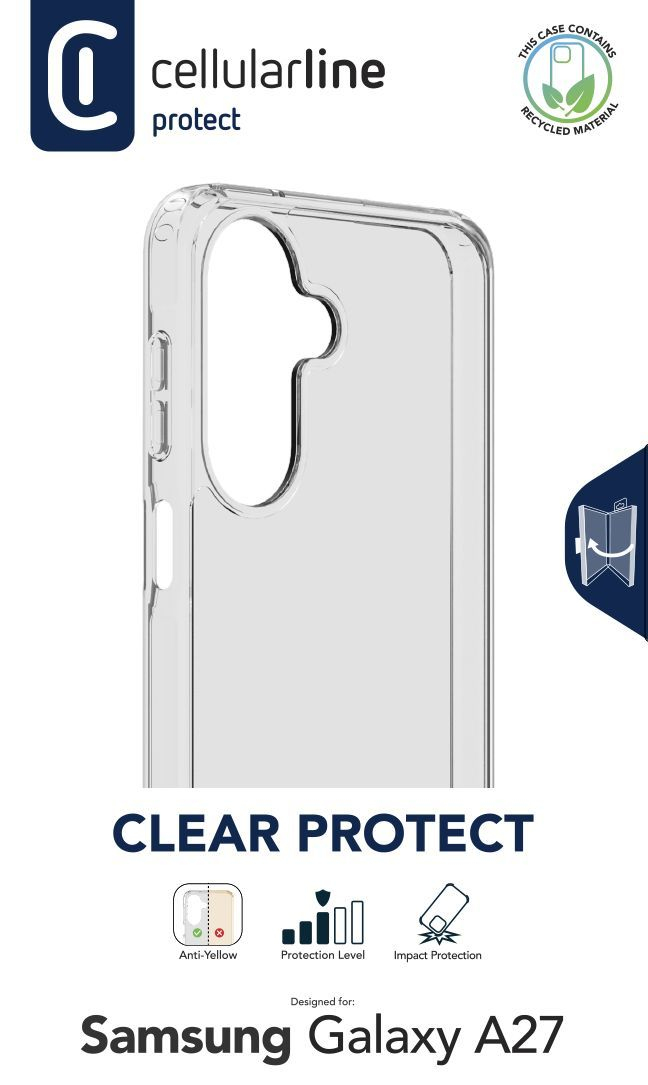 Cellularline Clear Strong Case für Samsung A27 5G Cellularline Clear Strong Case für Samsung A27 5G – Bild 2