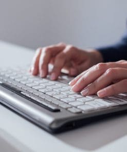 BakkerElkhuizen S-board 840 Tastatur Büro USB QWERTZ Schweiz Hellgrau, Weiß – Bild 4