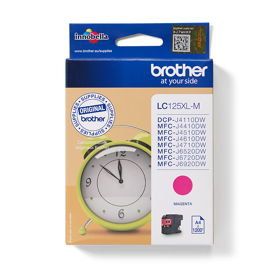 Brother Tintenpatrone LC-125XLM Magenta (ca. 1200 Seiten) Brother Tintenpatrone LC-125XLM Magenta (ca. 1200 Seiten)