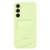 Samsung Card Slot Case für Galaxy A35, Lime Praktisches Kartenfach Mit dem Card Slot Case hast du deine wichtigste Karte immer dabei und schnell zur Hand. Auf der Rückseite des Cases befindet sich ein praktisches Kartenfach, wo du deine wichtigste Karte schnell verstauen kannst. Das Case besteht aus haltbarem und flexiblem TPU Material, das dein Smartphone im Alltag vor möglichen Stürzen und Kratzern schützt und liegt so komfortabel und griffig in der Hand.