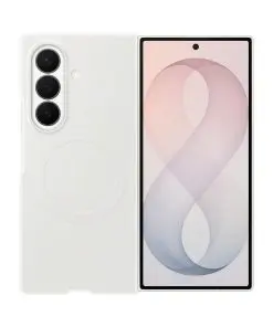 Samsung Silicone Magnet Case für Galaxy Fold8 Ultra White