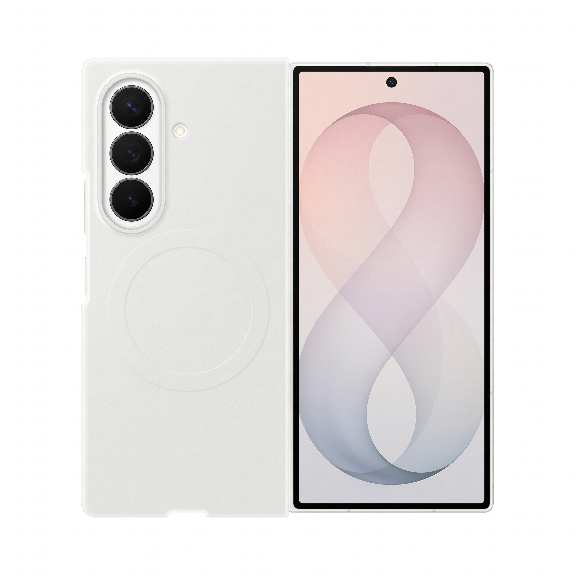 Samsung Silicone Magnet Case für Galaxy Fold8 Ultra White Samsung Silicone Magnet Case für Galaxy Fold8 Ultra White