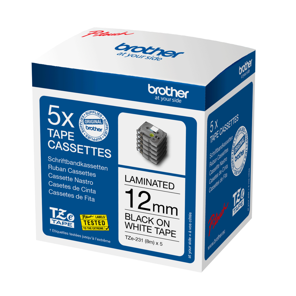Brother TZe-231M5 (Multi-Pack 5 x TZE231) Sonderbundle Brother TZe-231M5 (Multi-Pack 5 x TZE231) Sonderbundle – Bild 3