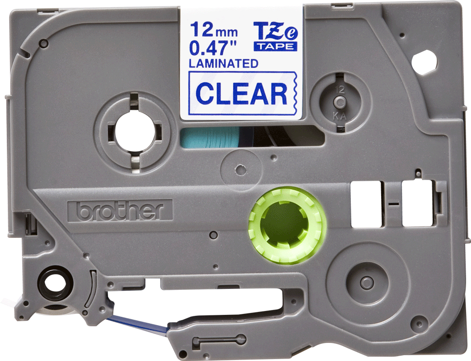 Schriftband TZe-133 (lam.) Blau auf Transparent 12mm x 8m Schriftband TZe-133 (lam.) Blau auf Transparent 12mm x 8m – Bild 2