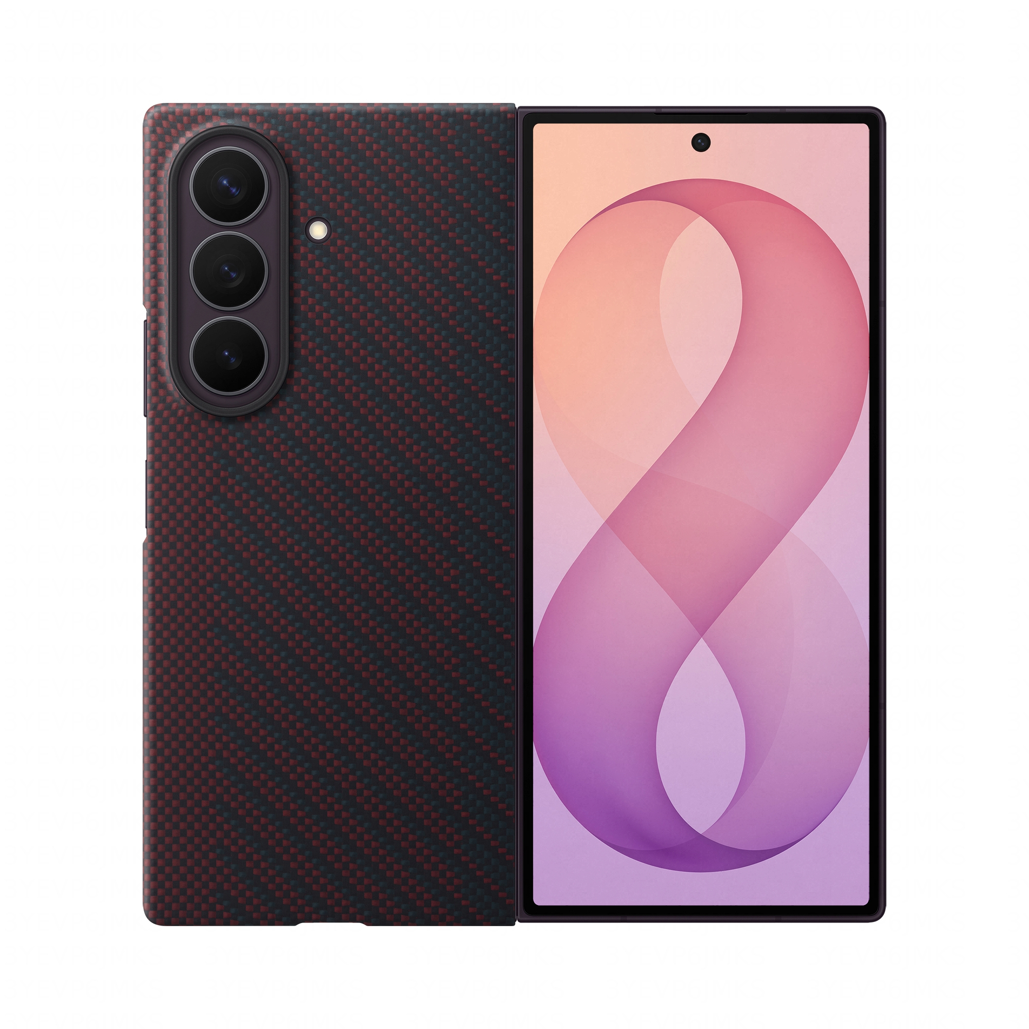 Samsung Carbon Magnet Case für Galaxy Fold8 Ultra Red Samsung Carbon Magnet Case für Galaxy Fold8 Ultra Red