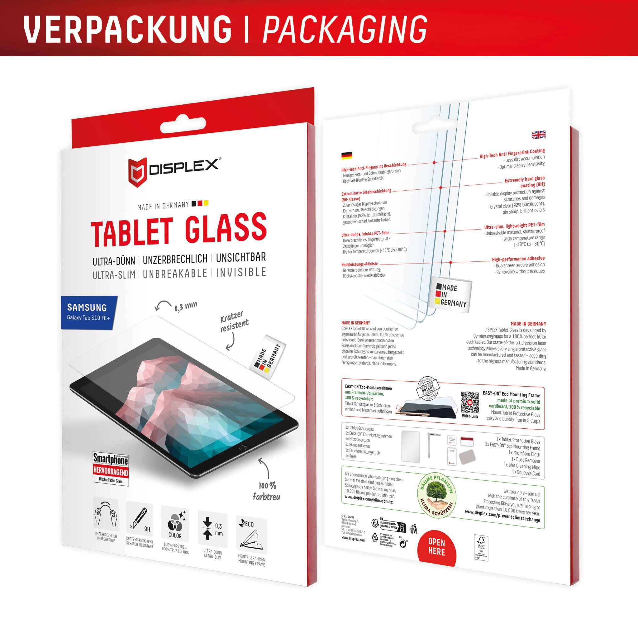 DISPLEX Panzerglas Galaxy Tab S10 FE+ DISPLEX Panzerglas Galaxy Tab S10 FE+ – Bild 8