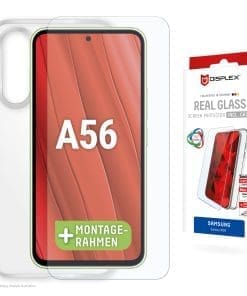 DISPLEX Panzerglas 10H inklusive Handyhülle transparent für Galaxy A56