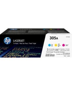 HP 305A 3er-Pack Cyan/Magenta/Gelb Orig. LaserJet Tonerkar.