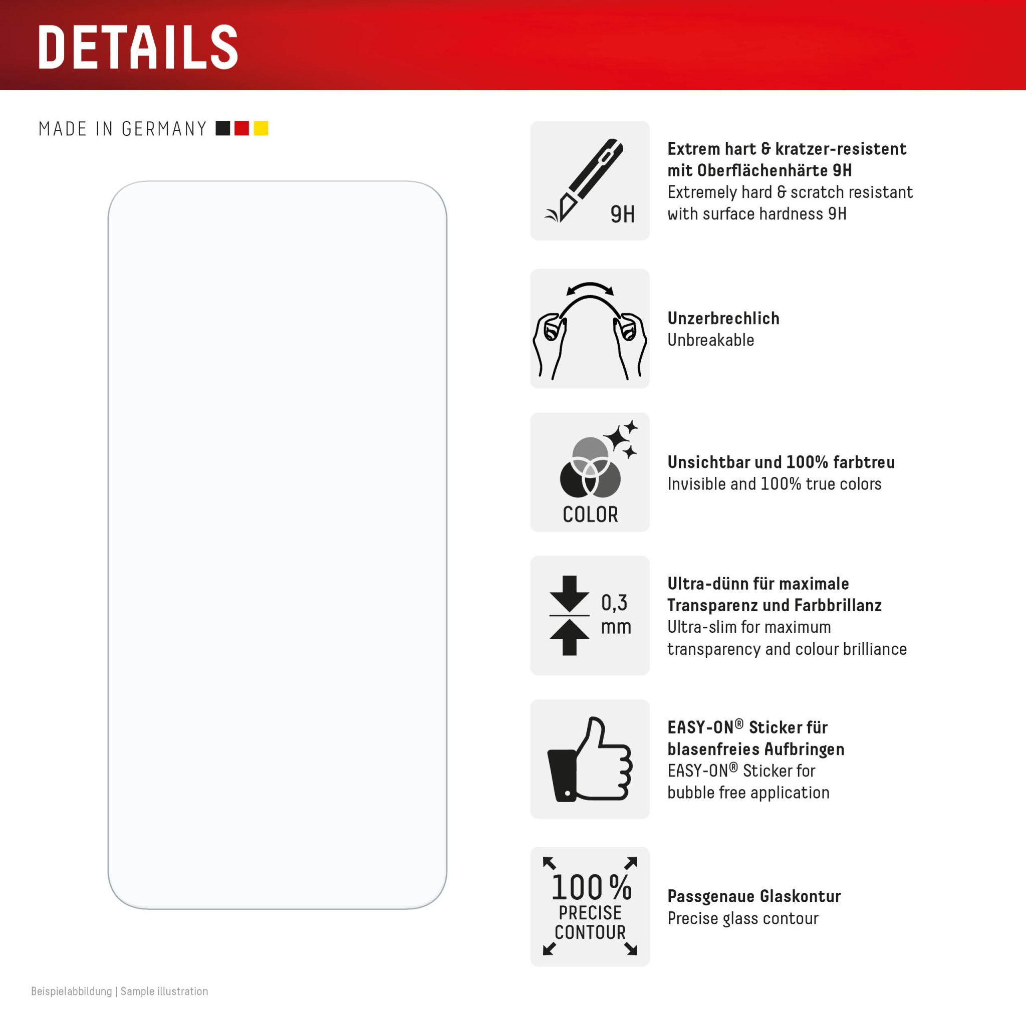 DISPLEX Panzerfolie 9H für Samsung Galaxy S24 FE / S25 FE DISPLEX Panzerfolie 9H für Samsung Galaxy S24 FE / S25 FE – Bild 2