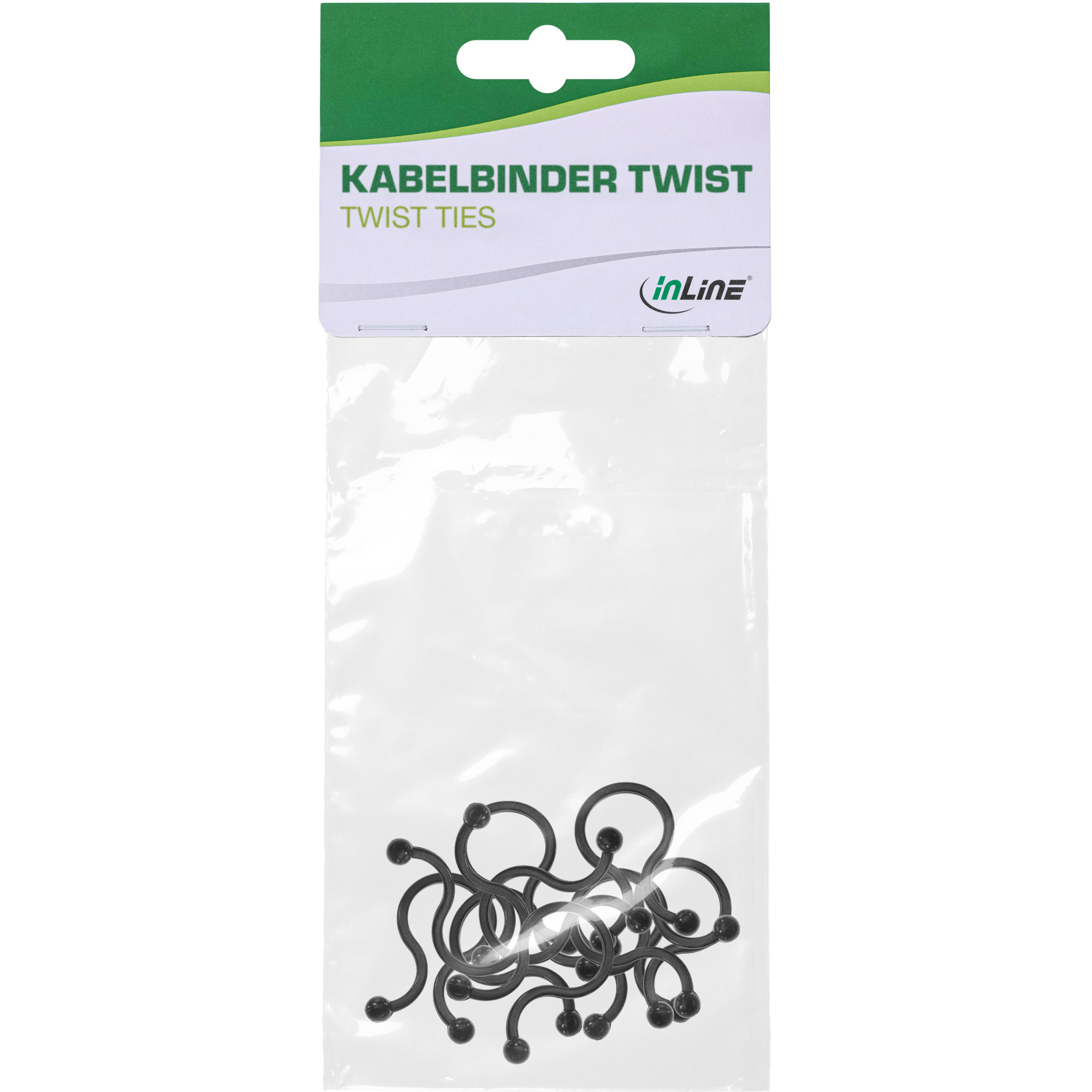 InLine® Kabelbinder Twist 18-22mm, schwarz, 10 Stück, schwarz InLine® Kabelbinder Twist 18-22mm, schwarz, 10 Stück, schwarz – Bild 3