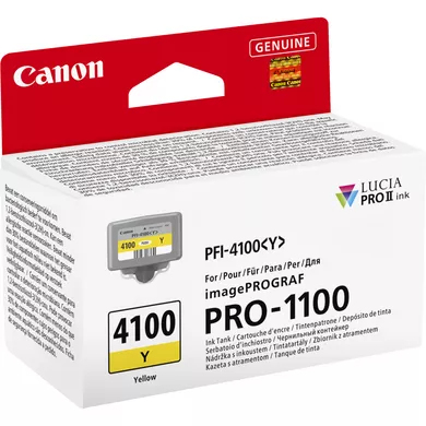 Canon PFI4100Y IPF Tinte Gelb Canon PFI4100Y IPF Tinte Gelb – Bild 3