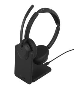 Alternative view of JABRA Evolve3 45 Stereo, LINK 390c, MS, Ladestation