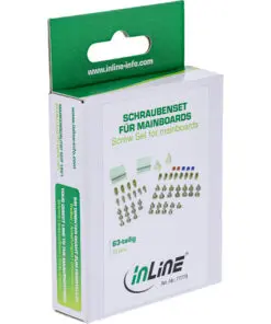 Alternative view of InLine® Schraubenset, mit Jumper, Klebeklipp etc.