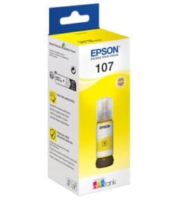 Epson Tintenflasche 107 Gelb (70ml) Epson Tintenflasche 107 Gelb (70ml) – Bild 3