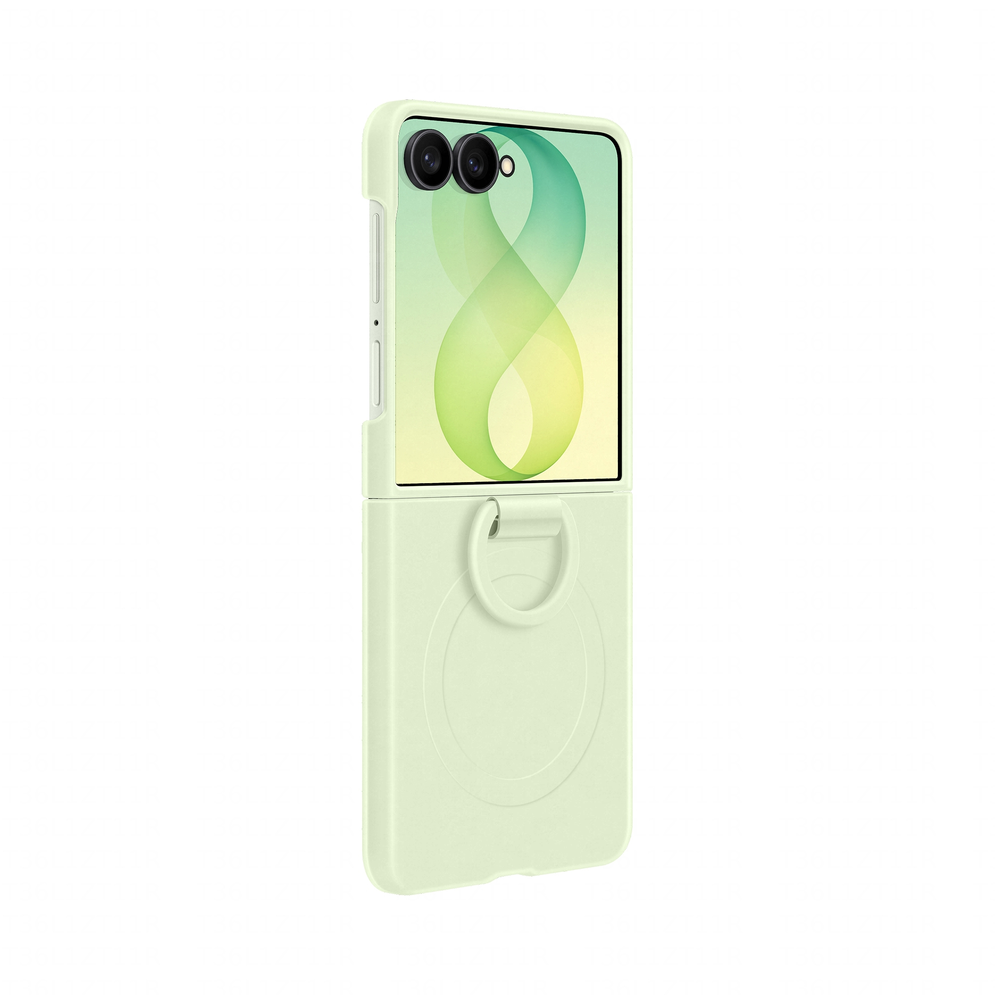 Samsung Silicone Ring Magnet Case für Galaxy Flip8 green Samsung Silicone Ring Magnet Case für Galaxy Flip8 green – Bild 4