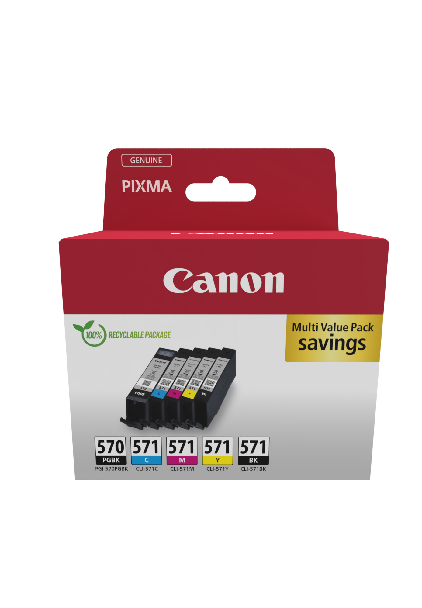 Canon Tintenpatronen Multipack PGI-570/CLI-571 PG (5 Farben) Canon Tintenpatronen Multipack PGI-570/CLI-571 PG (5 Farben)