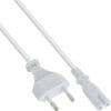 InLine® Netzkabel, Schutzkontakt gewinkelt auf Kaltgerätestecker C13 links abgewinkelt, 5m, schwarz
