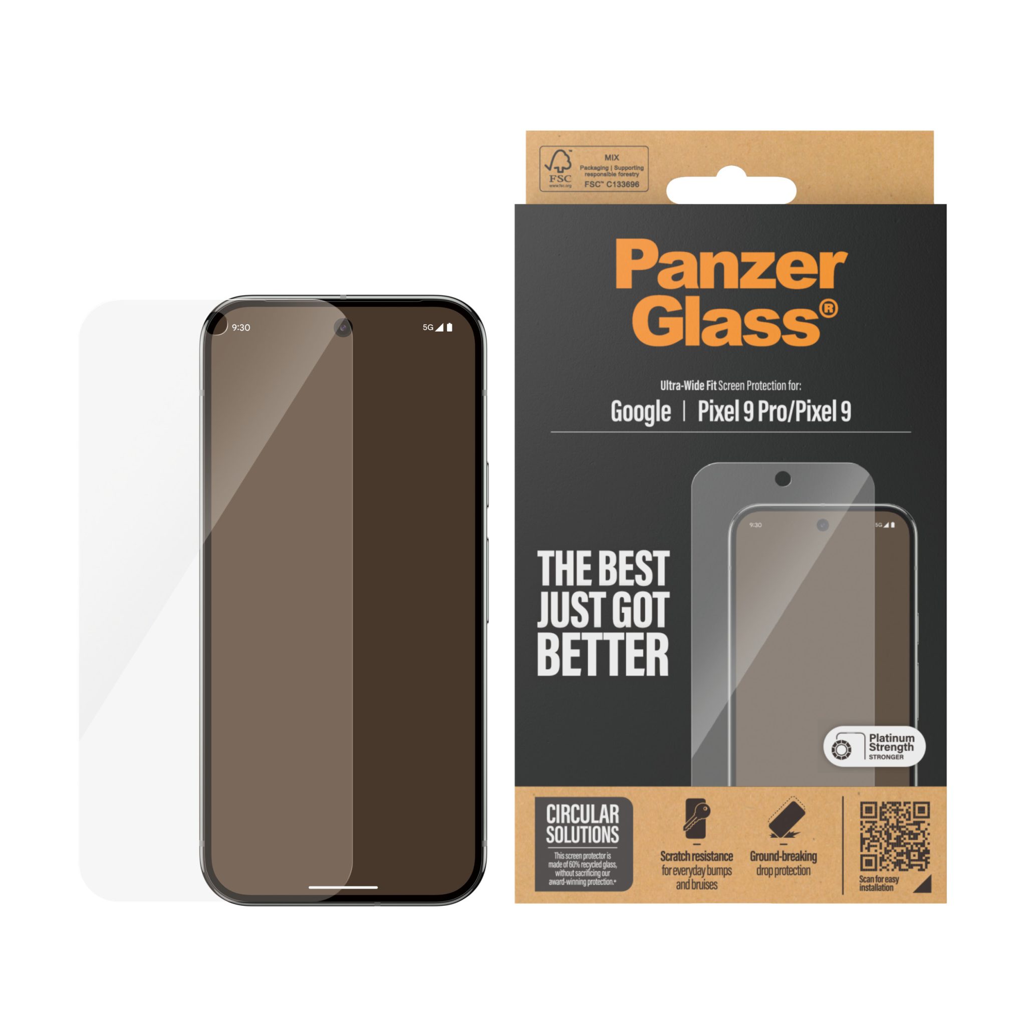 PanzerGlass Screen Protector Google Pixel 9 / 9 Pro UWF PanzerGlass Screen Protector Google Pixel 9 / 9 Pro UWF – Bild 2