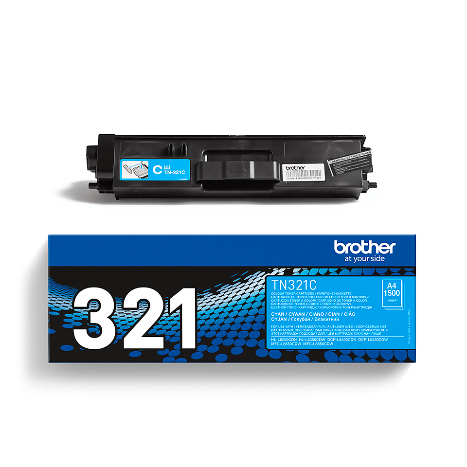Brother Toner TN-321C Cyan (ca. 1500 Seiten) Brother Toner TN-321C Cyan (ca. 1500 Seiten) – Bild 3