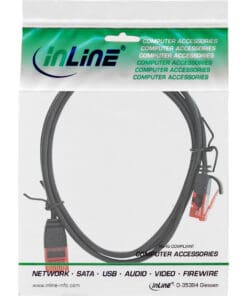 InLine® Slim Patchkabel, U/UTP, Cat.6, schwarz, 2,5m, schwarz InLine® Slim Patchkabel, U/UTP, Cat.6, schwarz, 2,5m, schwarz – Bild 3