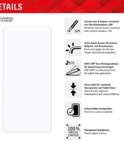 Alternative view of DISPLEX Panzerglas 10H Xiaomi Redmi N. 13 4G/13 Pro 4G