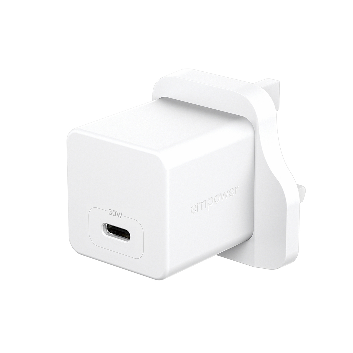 empower Turbo 30W Charger Single USB-C/UK Plug/white empower Turbo 30W Charger Single USB-C/UK Plug/white