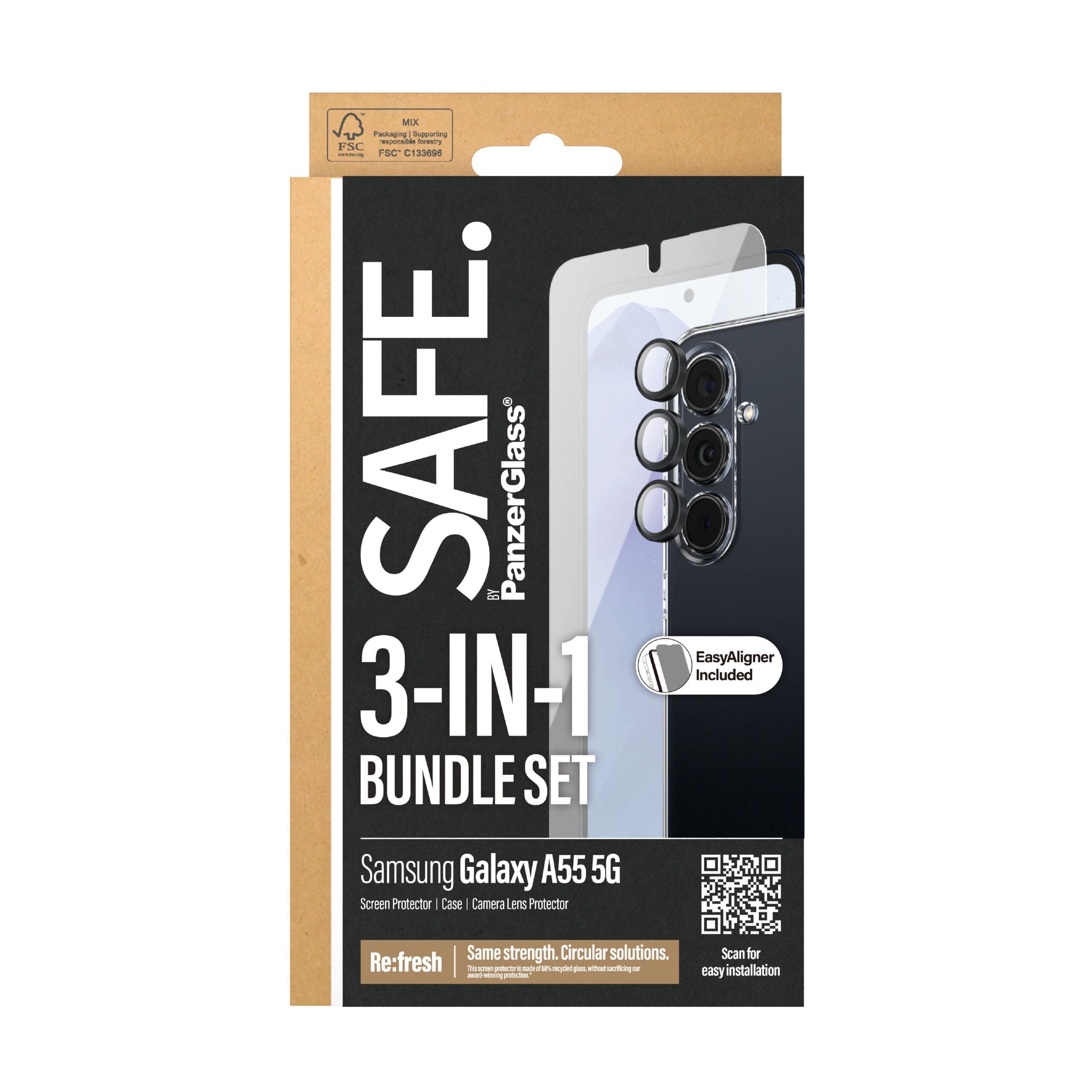 SAFE. by PanzerGlass 3-in-1 Samsung A55 5G SAFE. by PanzerGlass 3-in-1 Samsung A55 5G – Bild 3
