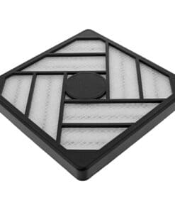 InLine® Filter + Einbaukassette, 120x120mm, schwarz