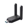 Mercusys MA32H AC1300 High-Gain Wireless Dual Band USB Adapter Entdecken Sie den Mercusys MA70XE, eine leistungsstarke AX1800 Wi-Fi?6 PCIe-Adapterkarte mit integrierter Bluetooth?5.4, die Ihrem Desktop-PC moderne Konnektivität beschert. Sie bietet duale Übertragungsraten von bis zu 1.201?Mbps (5?GHz) und 574?Mbps (2,4?GHz) – ideal für unterbrechungsfreies Streaming, verzögerungsarmes Gaming und VR-Erlebnisse. Dank Technologien wie MU-MIMO und OFDMA arbeitet das Netzwerk effizient, selbst wenn zahlreiche Endgeräte gleichzeitig online sind. Zwei hochverstärkte Antennen verlängern die Reichweite und sorgen für stabile Verbindungen auch weiter vom Router entfernt. Der MA70XE ist zudem mit dem neuesten WPA3-Sicherheitsstandard ausgestattet, der Ihr Heimnetz zuverlässig vor Hacker-Angriffen schützt. Die ergänzende Bluetooth?5.4-Funktion ermöglicht schnelle, stabile Funkverbindungen zu Kopfhörern, Tastatur, Maus oder Lautsprechern – ganz ohne USB-Dongle. Die Installation ist unkompliziert: PCIe-Steckplatz einrasten, Adapter via beiliegendem Kabel mit dem Mainboard verbinden, Treiber installieren – und schon surfen Sie mit blitzschnellem Wi-Fi?6 und genießen moderne Bluetooth-Freiheit.Kurz gefasst: Mit dem Mercusys MA70XE bringen Sie Ihre Gaming-Workstation oder Ihr Home-Office auf ein neues Level – leistungsstark, zukunftssicher und einfach clever vernetzt.